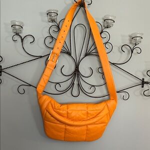 Orange Quilted Shoulder Bag
(Brand Styilsm)